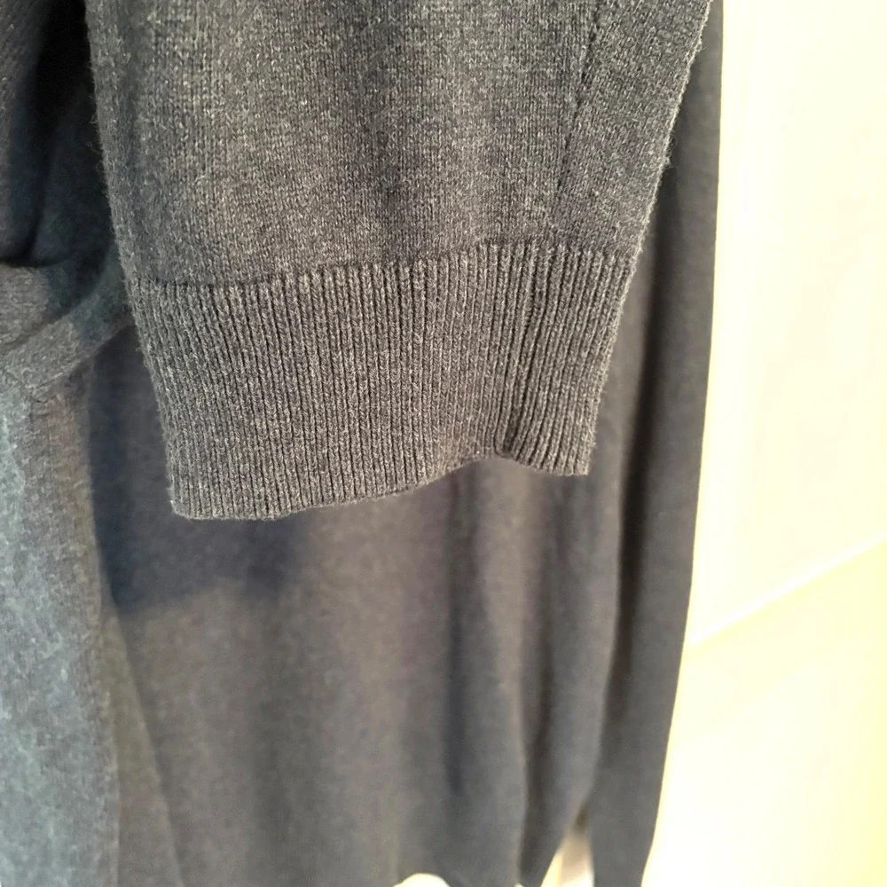 J. Crew Men's Dark Blue Cotton Cashmere Crewneck in Size XL‎